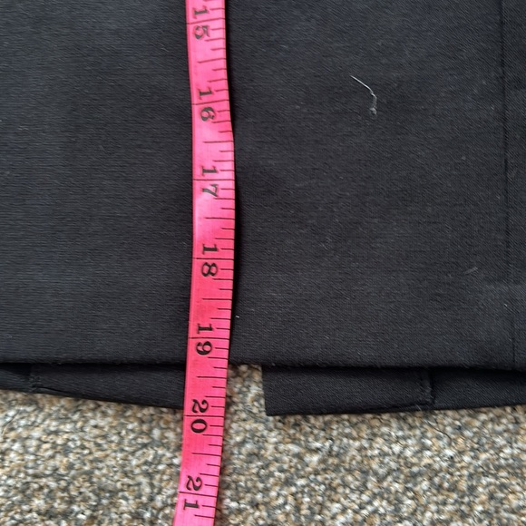 SAKS Knit mini skirt faux leather zippers - Picture 8 of 8